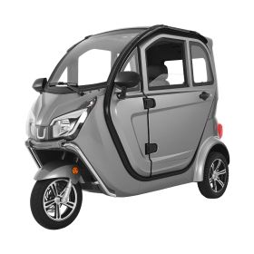 3-Wheel Enclosed Mobility Scooter for Seniors Adults, 650lbs Capacity, 3-Seater 1500W Electric Recreational Mobility Scooter 37 Miles Long Range