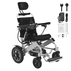 Electric Wheelchair for Adults, 300lbs Capacity with Adjustable Backrest, Foldable & Lightweight Motorized Wheelchair, 13-Mile Range