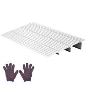 Door Threshold Ramp, 3 inch Rise, Aluminum Alloy Threshold Ramp Rated 800 lbs Load Capacity, Handicap Ramps for Home Steps for Wheelchair, Scoote
