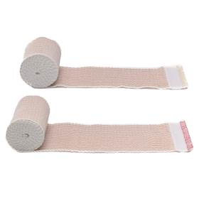 Elastic Bandage with Self-Closure 2-Pack (Color: Sand, size: 3")