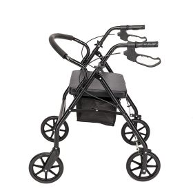 Iron Walker with Wheels Black & Red (Color: Black)