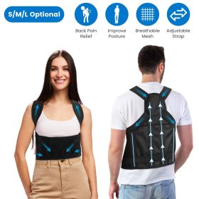 Posture Corrector for Women Men Adjustable Back Brace Posture Trainer Improve Hunchback Slouching Kyphosis Correction Invisible Under Clothes Upp (size: M)